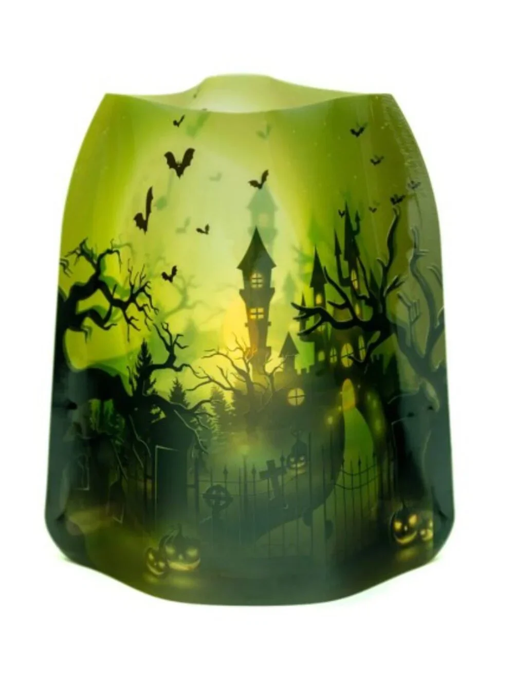 Custom Halloween Luminary Lantern 8 Luminaries & 8 Water-Activated LED Candles